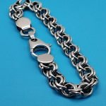 Solid Sterling Silver Handmade Bracelet 10 mm