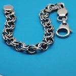 Solid Sterling Silver Handmade Bracelet 10 mm - Image 4