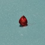 Maple Orange VVS Sapphire Pear Cut 1.00 ct 8 x 5.4 mm - Image 2