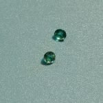 Natural Green Emerald Pair Round Cut 0.50 ct 4 mm - Image 2