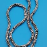 925 Solid Sterling Silver Twisted Bali Woven Chain 5x5 mm - Image 4
