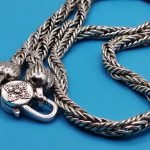 925 Solid Sterling Silver Twisted Bali Woven Chain 5x5 mm