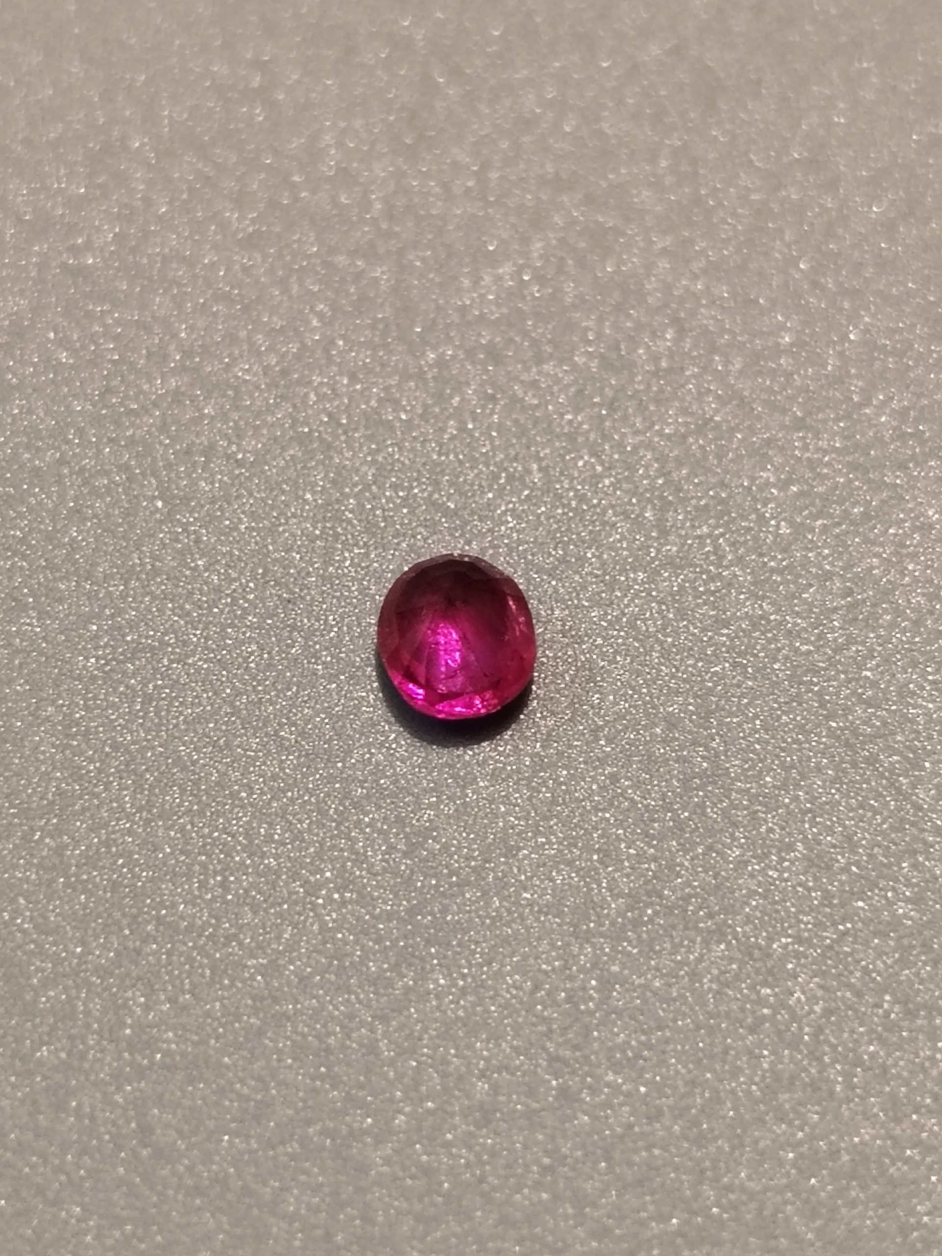 0.51 ct Oval Hot Pink Sapphire – 5.2 × 4.3 mm Unheated Myanmar