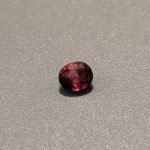 0.58 ct Oval Blue–Pink Sapphire 5.3 × 4.6 mm Unheated Africa