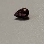 0.99 ct Pear Pinkish Purple–Deep Blue Sapphire – 7 × 4.8 mm Unheated Africa