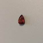 1.97 ct Pear Reddish Purple Sapphire 10.5 × 6.5 mm Unheated Mozambique - Image 2