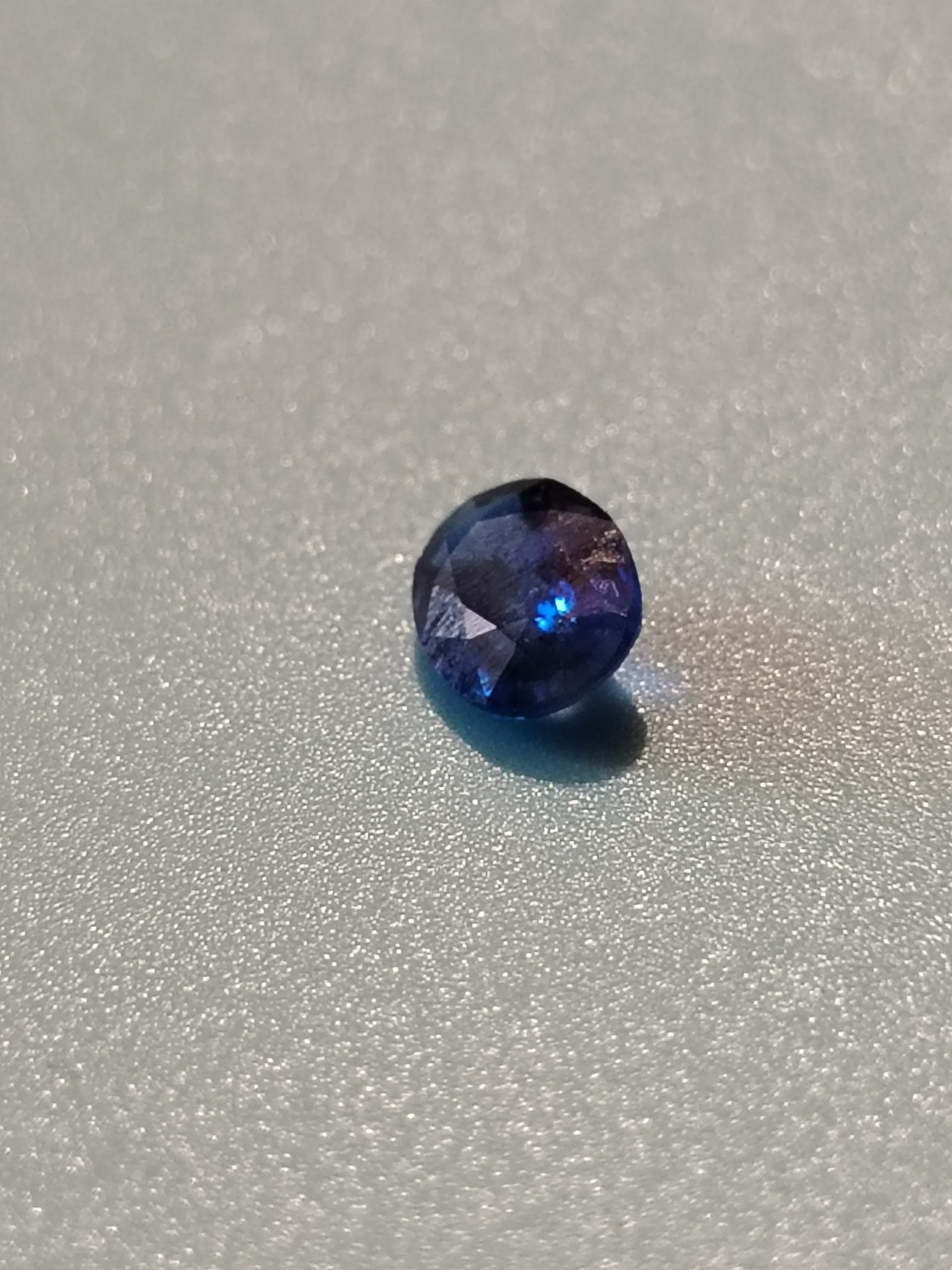 0.63 ct Oval Blue Sapphire 6×4 mm  Heated Ceylon