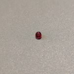 0.12 ct Oval Pinkish Red Ruby 3.5×2.8 mm Unheated Madagascar