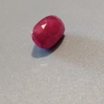 12.15 ct Oval Purplish Red Ruby 16 × 9.7 mm Unheated Tanzania - Image 4
