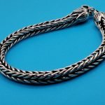 925 Solid Sterling Silver Bali Woven Bracelet - Image 2