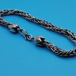 925 Sterling Silver Twisted Bali Woven Bracelet
