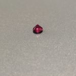 0.45 ct Round Brilliant Pinkish Purple Sapphire Madagascar Unheated