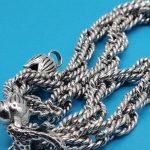 Twisted Links Chain 925 Sterling Silver 5x5 mm - Image 2