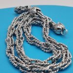 Twisted Links Chain 925 Sterling Silver 5x5 mm - Image 3