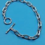 Mixed Oval 925 Sterling Silver Bracelet 6 mm - Image 2