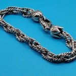 Unique Twisted Links 925 Sterling Silver Bracelet 5x5 mm