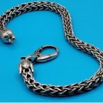 Double Woven Bali Ankle Bracelet – Tulip Ends – Push Clasp 5x5 mm 925 Sterling Silver - Image 3