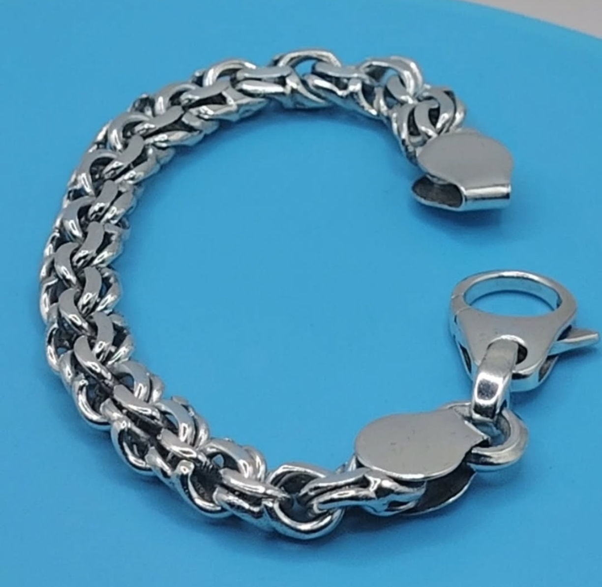 8mm Solid Bracelet 925 Sterling Silver