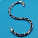 Minimalist Woven Bali Bracelet 925 Sterling Silver - Image 3