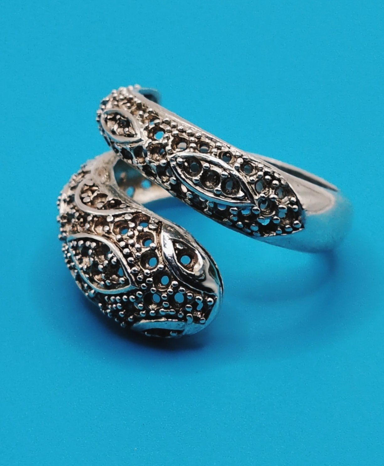 925 Snake Pinky Ring Size 6